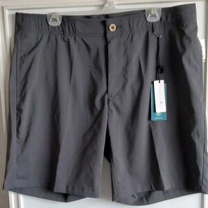 Men's Summer Shorts Caribbean Joe Island Supply Co. Size 36 Stretch Carbon